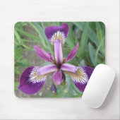 Tapis De Souris Iris pourpre Mousepad (Avec souris)