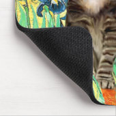 Tapis De Souris Irises - Tabby Tiger cat 30 (Coin)