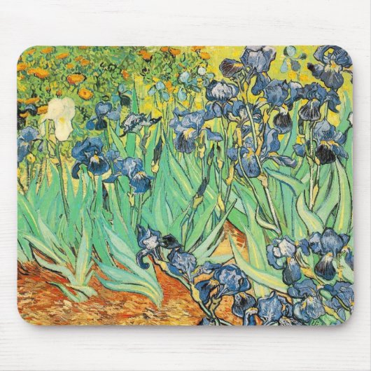 Tapis De Souris Irises - Van Gogh - c1889 (Devant)