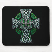 Tapis De Souris Irish Celtic Cross Knot Christian Holy Trinity Sco (Devant)