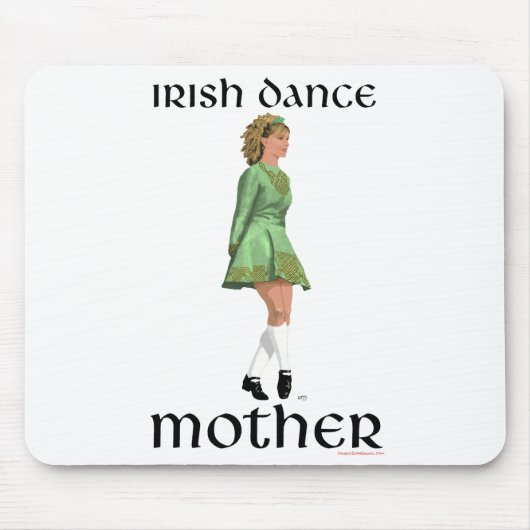 Tapis De Souris Irish Step Dance Mother - Vert (Devant)