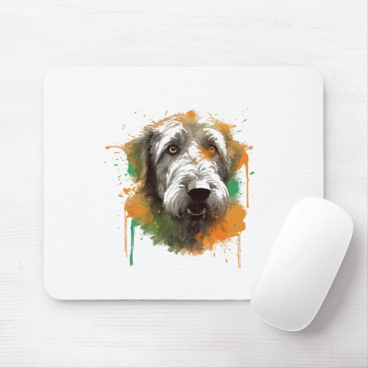 Tapis De Souris Irish Wolfhound (Avec souris)