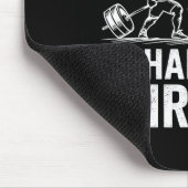 Tapis De Souris Iron Sharpens Fer - Gym Art Poids Design (Coin)