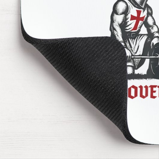 Tapis De Souris Iron Sharpens Iron Bible Scripture Christian Gym W (Coin)