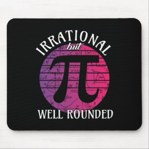Tapis De Souris Irrationnel Mais Bien Arrondi' Math Femmes Pi Day