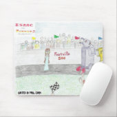Tapis De Souris Isaac le mousepad du coureur 2 (Avec souris)