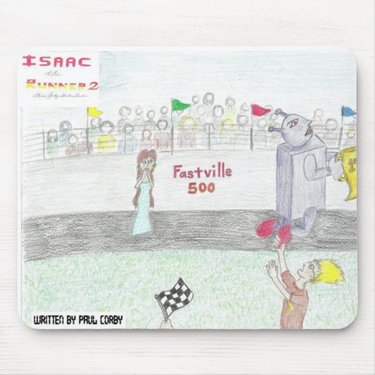 Tapis De Souris Isaac le mousepad du coureur 2 (Devant)