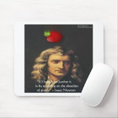 Tapis De Souris Isaac Newton "Épaules géantes" Cadeaux de sagesse  (Avec souris)