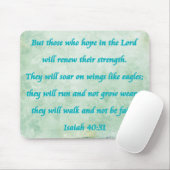 Tapis De Souris isaiah 40-31 (Avec souris)
