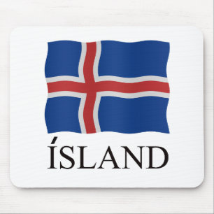 Tapis De Souris Island Iceland flag