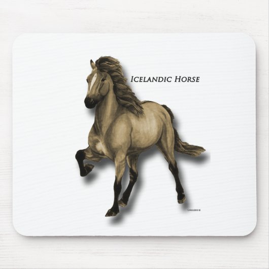 Tapis De Souris islandais vintage (Devant)