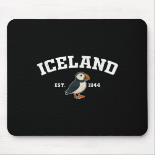 Tapis De Souris Islande Puffin Vintage souvenir islandais