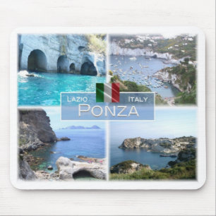 Tapis De Souris IT Italie - Latium - Ponza - Punta del Papa -