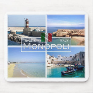 Tapis De Souris IT Italie - Pouilles - Monopoli -