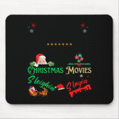 Tapis De Souris It’s Either Serial Killer Doentaries Or Christmas (Devant)