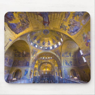Tapis De Souris Italie, Venise. Intérieur de la cathédrale Saint-M