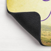 Tapis De Souris Italien Campagne Monogramme initial Pad de souris (Coin)