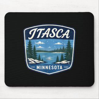 Tapis De Souris Itasca minnesota lac nature aventure de plein air