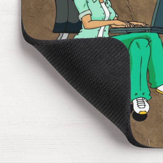 Tapis De Souris ITGeekGurl Mousepad (Coin)