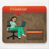 Tapis De Souris ITGeekGurl Mousepad (Devant)