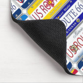 Tapis De Souris ITINÉRAIRE 66 des USA chacun des 8 plats de vanité (Coin)