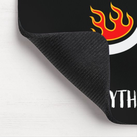 Tapis De Souris It's Fine Everything Is Fine Funny Stickman On Fir (Coin)