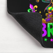 Tapis De Souris It's Mardi Gras Bruh Dabbing Leprechaun Jester New (Coin)