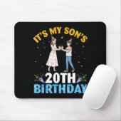 Tapis De Souris It's My Son's 20th Birthday Happy 20 Years Old Boy (Avec souris)