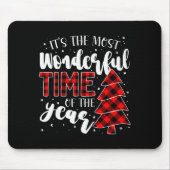 Tapis De Souris Its The Most Wonderful Time Of The Year Christmas (Devant)