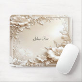 Tapis De Souris Ivory Flowers Mousepad (Avec souris)