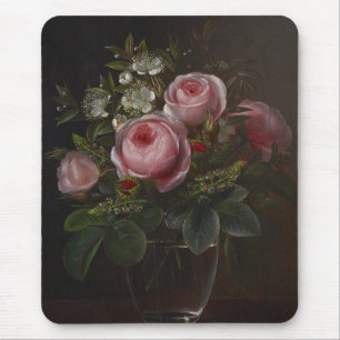 Tapis De Souris J.L. Jensen - Roses et arbres Anemones dans un ...