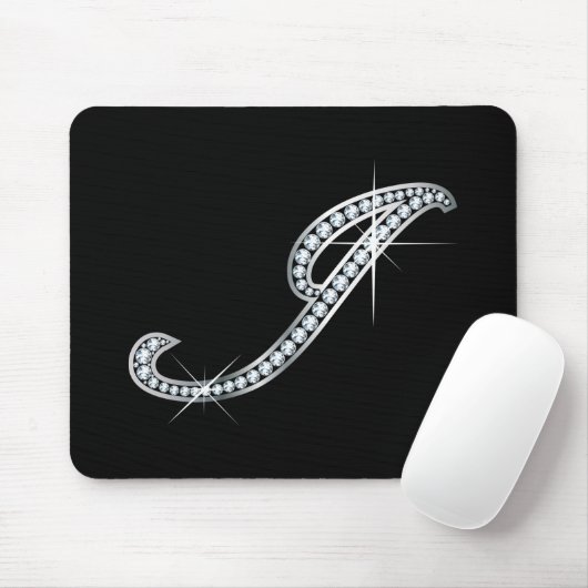Tapis De Souris J Script "Diamond Bling" (Avec souris)