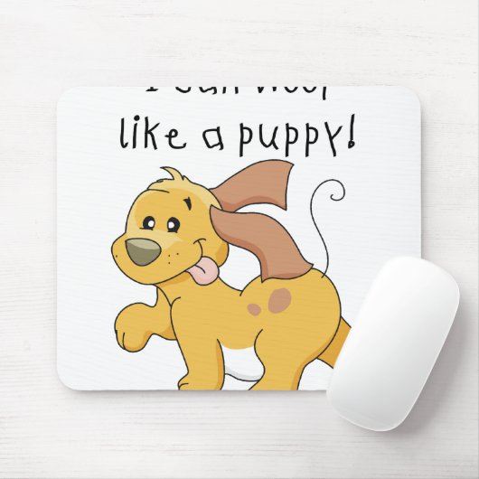 Tapis De Souris J'aboie comme un chiot (Avec souris)