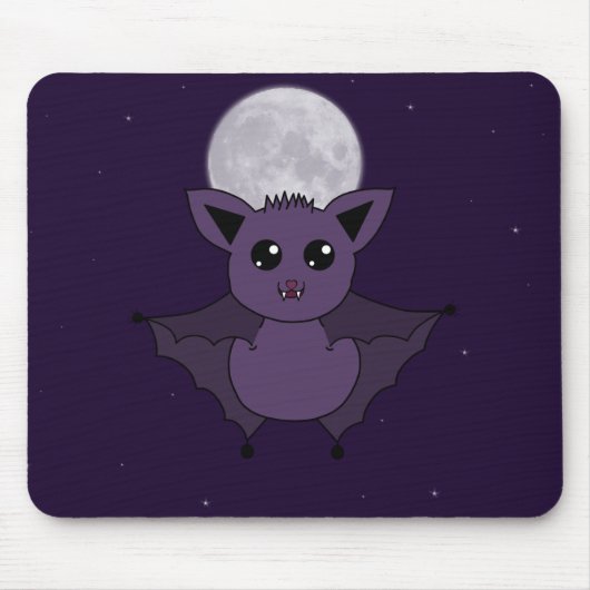 Tapis De Souris Jac le vol de chauve-souris par nuit (Devant)