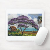 Tapis De Souris Jacaranda tropical (Avec souris)