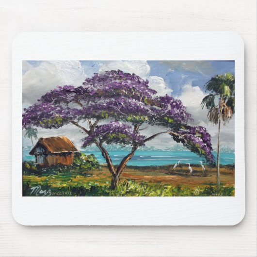 Tapis De Souris Jacaranda tropical (Devant)