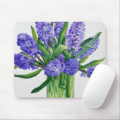 Tapis De Souris Jacinthes bleues (Avec souris)