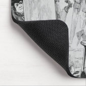 Tapis De Souris Jack découpe son nom sur un faisceau dans le (Coin)