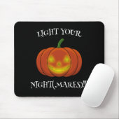 Tapis De Souris Jack-o'-Lanterne - Allumez vos cauchemars (Avec souris)