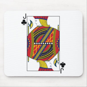 Tapis De Souris Jack Of Clubs Poker Card Jouer Carte Blackjack Ca