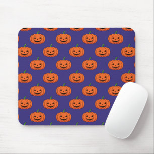 Tapis De Souris Jack-O'Lantern Citrouille Motif d'Halloween