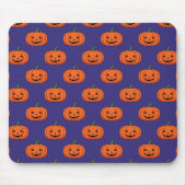 Tapis De Souris Jack-O'Lantern Citrouille Motif d'Halloween (Devant)