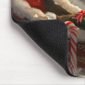 Tapis De Souris Jack Russell Chien Festive de Noël (Coin)