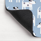 Tapis De Souris Jack Russell Terrier Chien bleu (Coin)