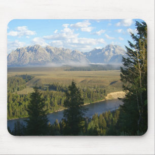 Tapis De Souris Jackson Hole Mountains et River