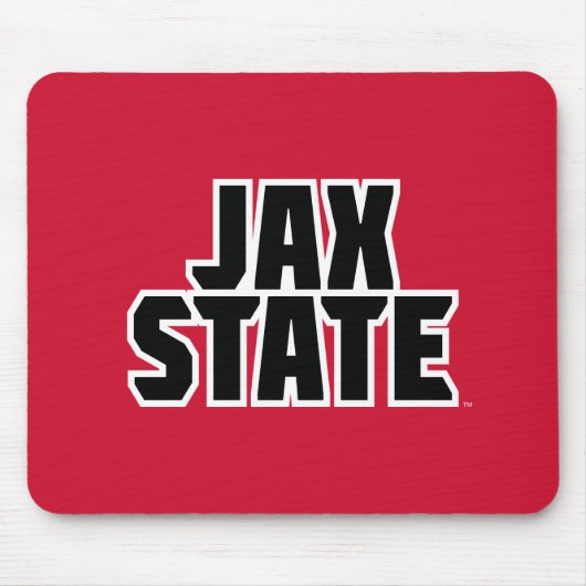 Tapis De Souris Jacksonville State University JAX STATE Bold Text (Devant)