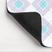 Tapis De Souris Jacquard bleu et violet (Coin)