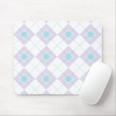 Tapis De Souris Jacquard bleu et violet (Avec souris)