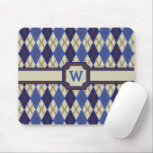 Tapis De Souris Jacquard de scone de bleuets Mousepad (Avec souris)