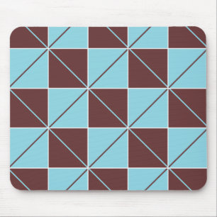 Tapis De Souris Jacquard de tableau de bord bleu et Brown